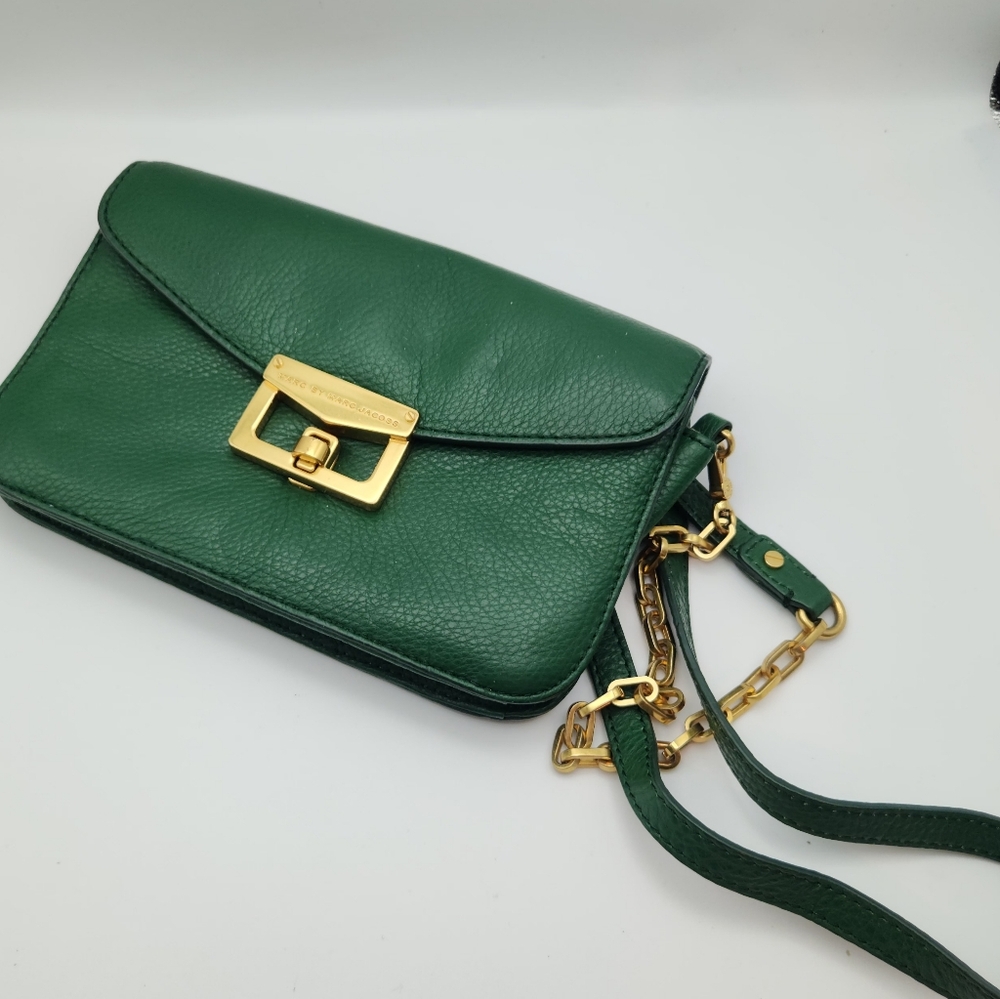 Marc By Marc Jacobs Bianca Jane Emerald Crossbody Great Condition Gently Used! - Picture 3 of 8
